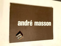 [Catalogue d'exposition]. André Masson. Comune di Ferrara. Galleria civica d'arte moderna palazzo dei Diamanti 9 febbraio - 7 aprile 1969. 