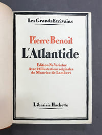 [LAMBERT]. L'Atlantide. Edition Ne Varietur avec 22 illustrations de M. de Lambert gravées par Paul Baudier.