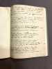 Tristesse d'Olympio. Fac-similé du manuscrit autographe avec une étude sur Victor Hugo poète du souvenir et de l'amour... par Maurice Levaillant.. ...