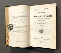 Histoire de la littérature espagnole depuis ses origines les plus reculées jusqu'à nos jours.