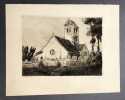 "Église Saint-Georges à Fossoy, Aisne". Eau-forte originale, signée et justifiée en bas à droite.. (DEVRED, Marcel)