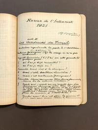[Manuscrit] - Revues de l'Internat des Hôpitaux de Lyon. Parlons Dards et Décochons. Sept 1924. 