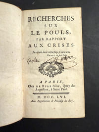 Recherches sur le pouls,. Par rapport aux crises.