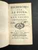 Recherches sur le pouls,. Par rapport aux crises.. BORDEU (Théophile de)