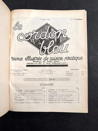 Le Cordon Bleu. Revue illustrée de cuisine pratique... Rédacteur en chef : Mr Henri Pellaprat.