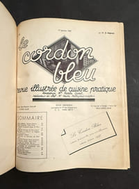 Le Cordon Bleu. Revue illustrée de cuisine pratique... Rédacteur en chef : Mr Henri Pellaprat.