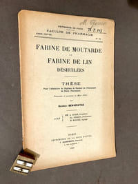 Farine de moutarde et farine de lin déshuilées.