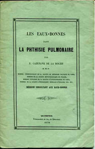 Les Eaux-Bonnes dans la phtisie pulmonaire