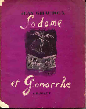 Sodome et Gomorrhe . Pièce en deux actes . Illustrations de Christian Bérard. GIRAUDOUX Jean