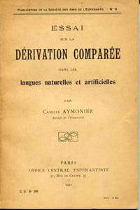 Essai sur la dérivation comparée dans les langues naturelles et artificielles (esperanto)