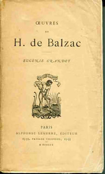 Eugénie Grandet. BALZAC H. de