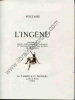 L'ingénu. Illustré de douze compositions en couleurs et vingt-quatre gravures en sépia de Ph. Ledoux. VOLTAIRE 
