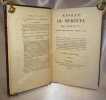 Esprit du Mercure de France depuis son origine jusqu'à 1792 ou Choix des meilleures pièce de ce journal tant en prose qu'en vers ;. MERLE, ...