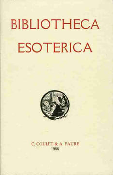 Catalogue annoté et illustré de 6707 ouvrages anciens et modernes qui traitent des sciences occultes comme aussi des sociétés secrètes. BIBLIOTHECA ...