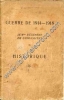 . LE 6ème REGIMENT DE CUIRASSIERS . HISTORIQUE GUERRE DE 1914-1918