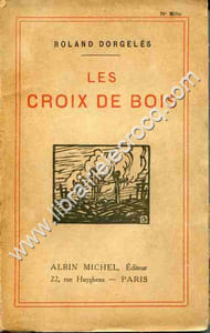 Les croix de bois . Couverture de Daragnes .