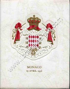 Monaco dans sa splendeur . 19 avril 1956 . Liminaire de S. E. Monseigneur Gilles Barthe Evêque de Monaco . Illustrations de Luis V. Molné .