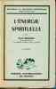 L'énergie spirituelle - Essais et conférences. BERGSON Henri