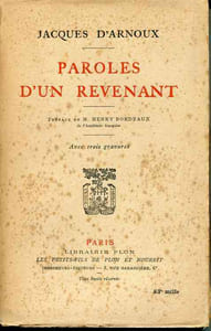 Paroles d'un revenant . avec 3 gravures