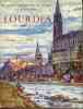 Lourdes et les pèlerinages de la vierge . couverture de E. Boullière . ouvrage orné de 210 héliogravures. BAUSSAN Charles