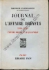 Journal de l'affaire Dreyfus - 1894-1899 . L'affaire Dreyfus et le quai d'Orsay. PALEOLOGUE Maurice