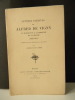 LETTRES INEDITES DE ALFRED DE VIGNY AU MARQUIS ET A LA MARQUISE DE LA GRANGE (1827 - 1861). Publiées avec une Introduction et des Notes par Albert de ...