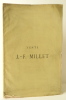 CATALOGUE DE LA VENTE JEAN-FRANCOIS MILLET. 10 et 11 mai 1875. Catalogue de la vente après décès de l’atelier de Jean-François Millet à l’Hôtel Drouot ...