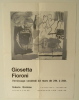 GIOSETTA FIORONI. Affiche de l’exposition Giosetta Fioroni à la Galerie Breteau du 22 mars au 13 avril 1963 à Paris. . [FIORONI]