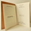 BURNE- JONES ET L’INFLUENCE DES PRERAPHAELITES. Catalogue de l’exposition présentée en  1972 à Paris & London, Galerie du Luxembourg & Hartnoll & Eyre ...