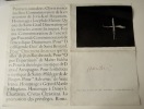  SIMON HANTAÏ  : Peintures récentes « Souvenir de l'Avenir » Catalogue / carton d’invitation conçu par Hantaï pour son exposition chez Jean Fournier ...