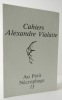 AU PETIT NECROPHAGE. Cahiers Alexandre Vialatte n°15. VIALATTE (Alexandre). 