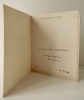 VISAGE UNI.. Jean-Emile JAURES (gravures) et Henry LHONG Henry (texte)  