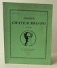  SOCIETE CHATEAUBRIAND. Bulletin N° 10.. [CHATEAUBRIAND]  collectif