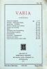 Catalogue 821/1971: Varia. Classical Antiquity - Folklore - Ethnology-Games - Genealogy - Heraldry - Military Science and History, etc.. NIJHOFF, ...