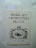 Catalogue no number/n.d.: Beaux-arts. Architecture. Reliure.. SPEECKAERT- BRUXELLES.LIBRAIRE ERIC