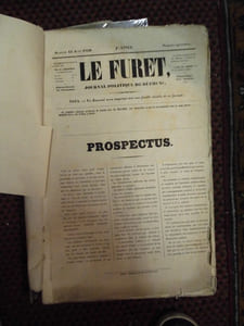 LE FURET
[journal politique de Béthune]
du 15 Juin 1850 au 16 Août 1851