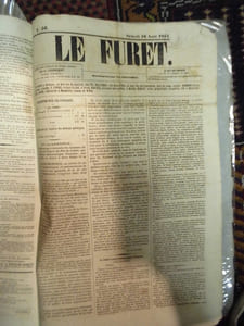LE FURET
[journal politique de Béthune]
du 15 Juin 1850 au 16 Août 1851