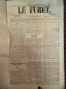 LE FURET
[journal politique de Béthune]
du 15 Juin 1850 au 16 Août 1851