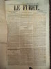 LE FURET
[journal politique de Béthune]
du 15 Juin 1850 au 16 Août 1851. 