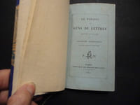 Le paradis des gens de lettres suivant ce qui a été vu et entendu par Charles Asselineau l'an du Seigneur MDCCCLXI.
Paris Librairie Poulet-Malassis. 1862.