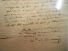 Petite lettre autographe signée (sd)1p. in-12. Alexandre DU SOMMERARD (1779-1842)