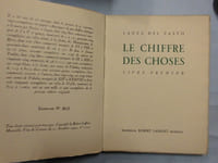 Le chiffre des choses livre premier