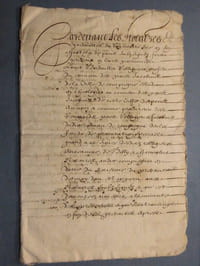 Constitution et pension en faveur de frère Pierre Anceaume, novice au couvent des jacobins de COMPIEGNE