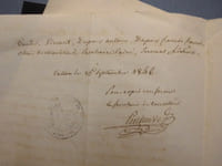 [trois documents manuscrits]