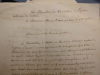 [trois documents manuscrits]