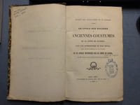 Le livre des usaiges et anciennes coustumes de la conté de Guysne...... (d'après un manuscrit du quinzième)