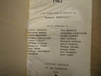 La Saison Cinématographique 1962