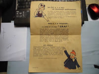 Affiche format in 4° pour la crème de gruyère GRAF