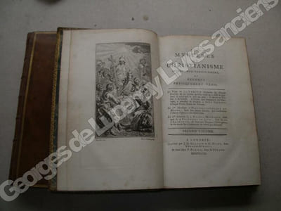 Les mysteres du christianisme approfondis radicalement, et reconus physiquement vrais. Le nom de la vérité déclarera sur chaque feuillet de ce livre, qu'elle seule en a dicté le contenu à celui qui le met au jour: il devoit ce tribut à sa gloire. L'ordre, que demandoit cet ouvrage, a nécessité sa division en deux parties: chaque partie forme un volume. La Ire dévelope l'Histoire-génésiale du monde; base des saints livres, qui constituent l'Ancien Testament des Chrétiens. La 2de éclaircit les 3 grands-mysteres, ainsi que les 4 Evangiles de Jésus; base de nos 7 sacremens, de tous nos dogmes-théologaux et de toutes les cérémonies de nôtre Loi-Nouvelle. Premier [-Second] volume