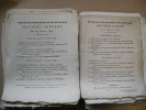 70 Affiches de concerts donnés à Marseille par la Société de Bienfaisance entre 1821 et 1833. CONCERTS A MARSEILLE
